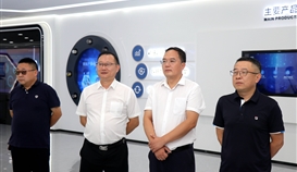 绵阳市政协副主席、民盟绵阳市委主委胡进耀一行到乐天使钒钛调研